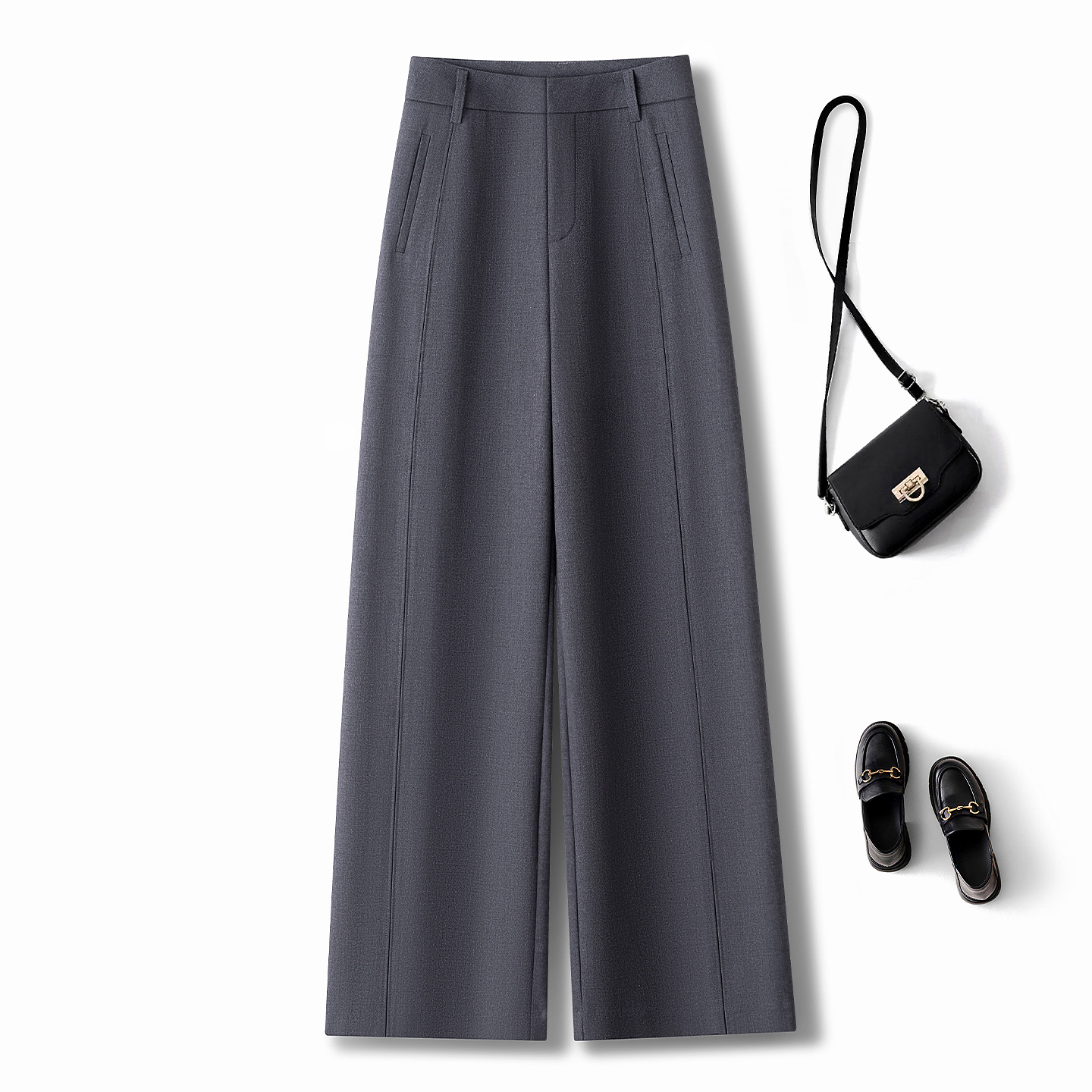 Damenhose mit weitem Bein, hoc – Tailored Trouser Wide Bewertung und Preis