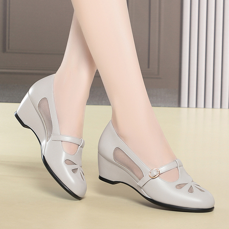 Sommer-Mesh-Schuhe mit Keilabs – Womens Heels Bewertung und Preis