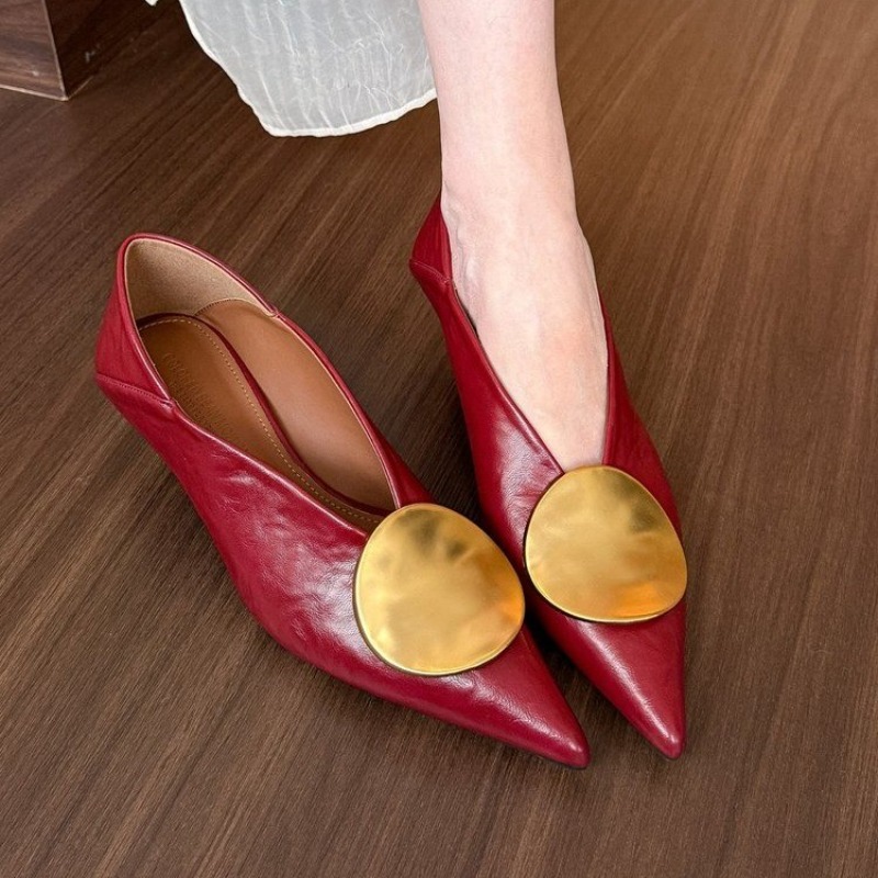 2025 frühling Sommer Spitz Sch – Womens Heels Bewertung und Preis