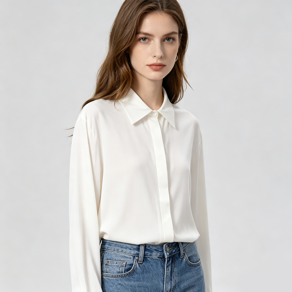 Plus Size Damenmode Frühherbst – Silk Blouse Bewertung und Preis