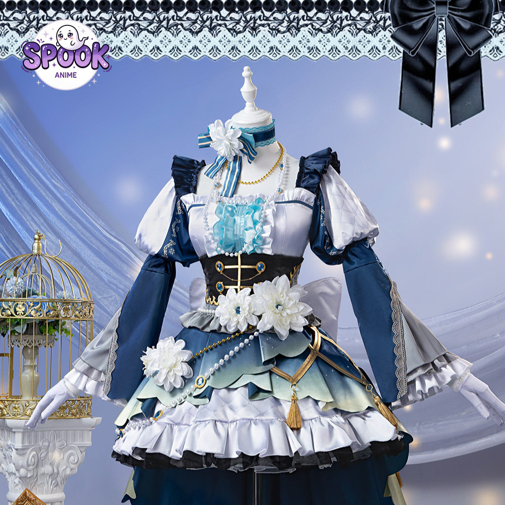 Blau-weißes Lolita-Kleid Sayo  – Evening Gown Bewertung und Preis